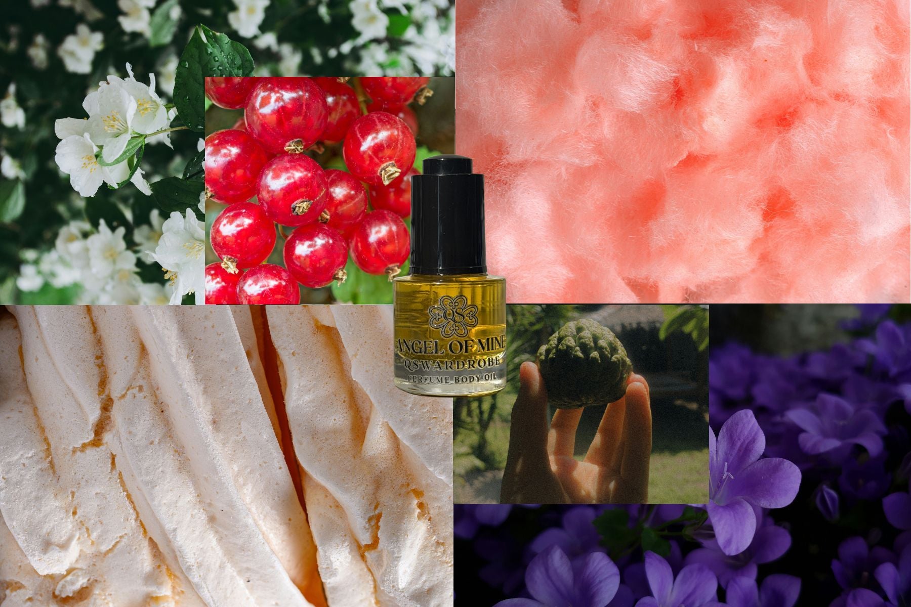 (Pre-orders Only) Angel of Mine Perfume Body Oil 15 ML (0.51 FL OZ) Fruity Floral Gourmand Scented Body Oil, Lightweight Moisturizing Oil, Travel Size